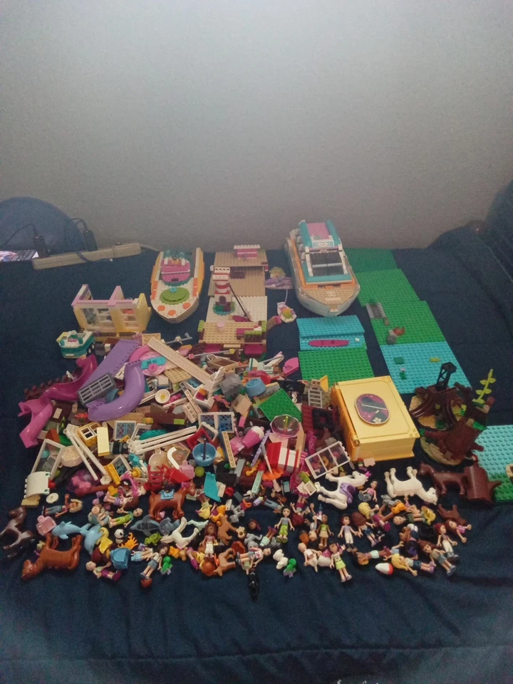 Lote autêntico de minifiguras LEGO de animais amigos - Imagem 1 de 4