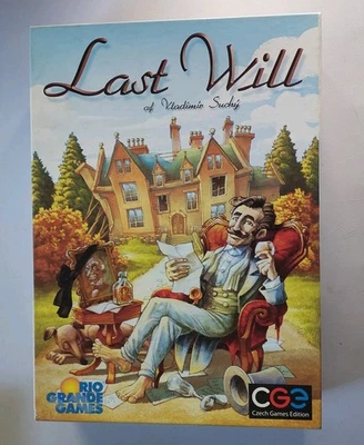 Last Will of Vladimir Suchy Board Game CGE Rio Grande Games Complete - Image 1 of 4