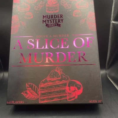 A SLICE OF MURDER Mystery Party Solve Game 2021 University NEW Sealed - Image 1 of 4