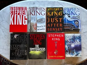 Stephen King Book Lot of 8 Hardcover/Dustjacket Horror Books - Picture 1 of 3