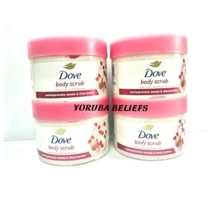 4 PACK Dove Exfoliating Body Polish Body Scrub Pomegranate & Shea, 10.5 oz. - Picture 1 of 1