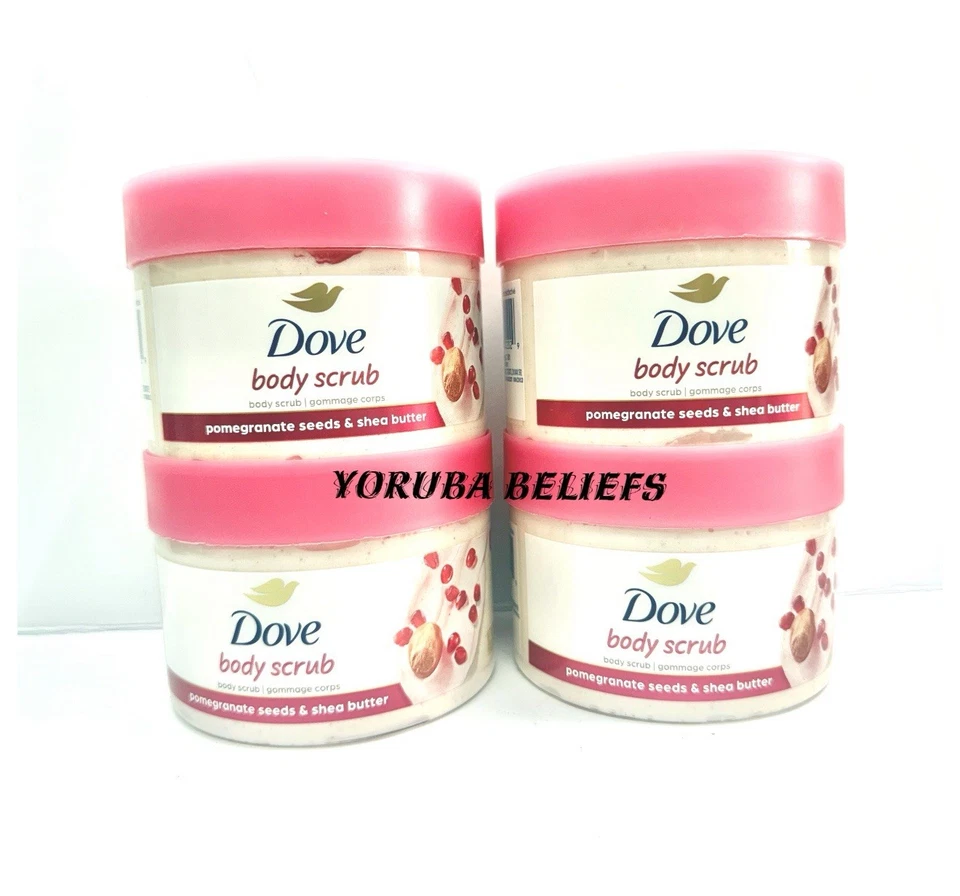 4 PACK Dove Exfoliating Body Polish Body Scrub Pomegranate & Shea, 10.5 oz. - Image 1 of 1
