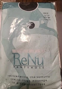 Pantimedias Silkies ReNu 2019 Q/1X Off Bk vintage nuevas en paquete - Imagen 1 de 7