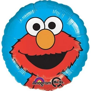 Elmo Portrait Face Foil Mylar Balloon Birthday Party Supplies 1 Per package 18" - Picture 1 of 1