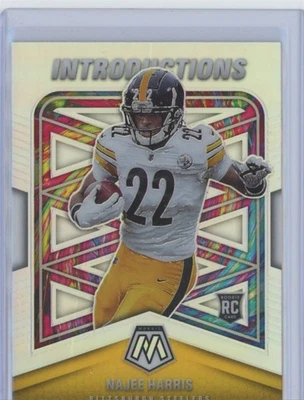 2021 Panini Mosaic Najee Harris Introductions SILVER prizm Pittsburgh Steelers - Image 1 of 2