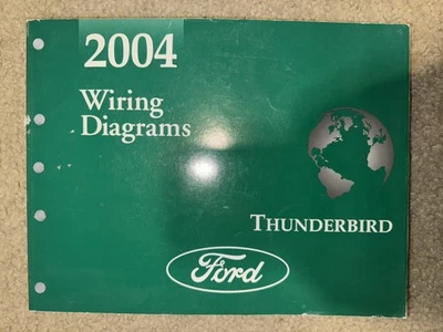 ¡Manual de diagramas de cableado Ford Thunderbird 2004 usado! Foto 1 de 4