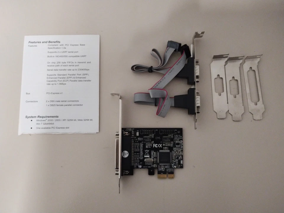 Digitus DS-30040-2 PCIe Steckkarte mit 1x parallel und 2x seriell Schnittstelle - Bild 1 von 1