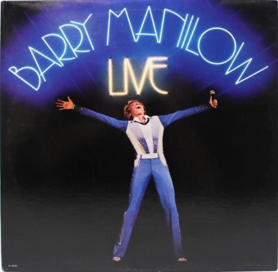 BARRY MANILOW Live USED 1977 2xLP Pop Concert Double Vinyl Record ARI-8500 Foto 1 de 2