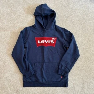 Levi's Blue Pullover Hoodie Sweatshirt - Youth Size L - Picture 1 of 6
