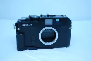 "SEHR GUT"" Voigtlander BESSA R Entfernungsmesser Filmkamera + GRIP in schwarz #5429" - Bild 1 von 10