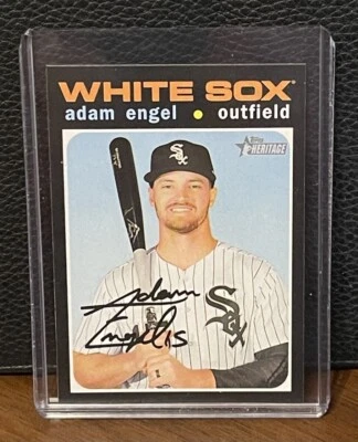 2020 Topps Heritage Adam Engel #46 Chicago White Sox - Image 1 of 2