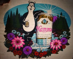 HAMMS BEER VINTAGE 1970's IRON ON TRANSFER ALCOHOL -NICE, B-11 - Picture 1 of 2