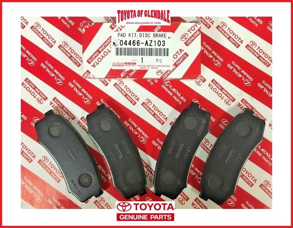 2003-2023 TOYOTA 4RUNNER GENUINE REAR TCMC BRAKE PAD KIT 04466-AZ203