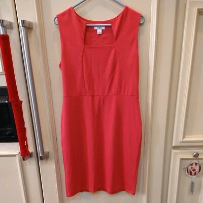 Vestido Pullover Cato Damas Carrera Informal Iglesia Vaina Rojo Nuevo Sin Etiquetas Talla 10  Foto 1 de 4