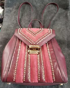 Zaino Michael Kors Whitney Medium in pelle marrone/sangue di bue...............(CAPPELLI) - Foto 1 di 18