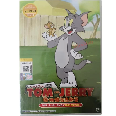 Tom And Jerry Complete TV Series [1 - 141 End] + The Movie English Dubbed DVD - Image 1 of 4