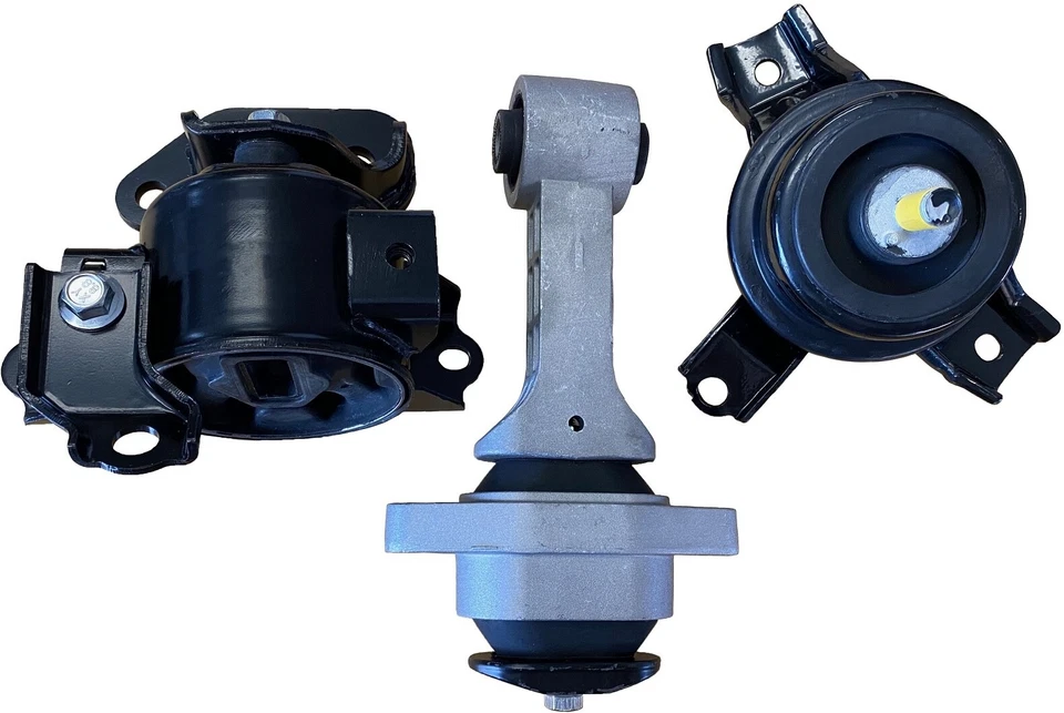 MMB712M 3 件电机安装 适合 2.0L 发动机 2010 - 2011 起亚 Soul 手动 Trans — 第 1/1 张图片