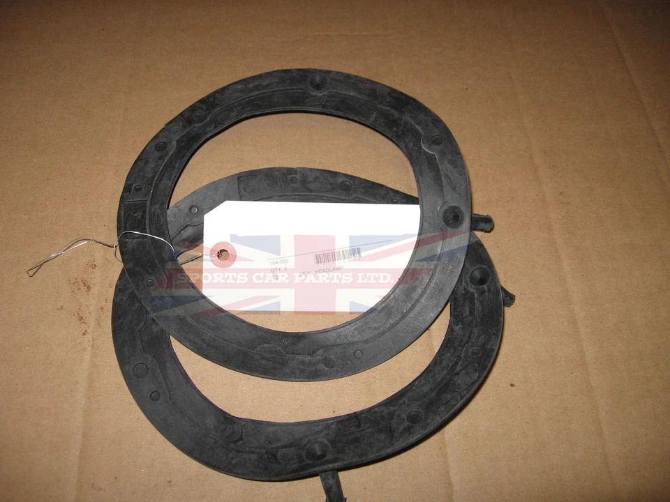 Nuevo par de sellos de ajuste de faros de luz Triumph Spitfire y GT6 1971-1980 Foto 1 de 2