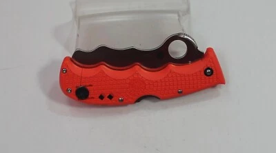 NEW Unused Numbered C79PSOR SPYDERCO Assist Lightweight Orange Folding Knife - Image 1 of 4
