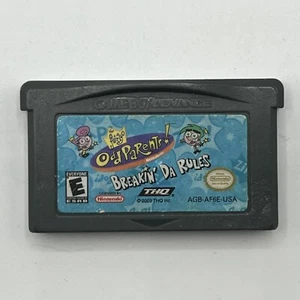 Nintendo Game Boy Advance Fairly Odd Parents Breakin Da Rules Tested Working THQ - Picture 1 of 3