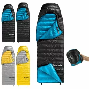 Ultraleichter Gänsedaunenumschlag Schlafsack Outdoor Camping Wandern Backpacking - Bild 1 von 7