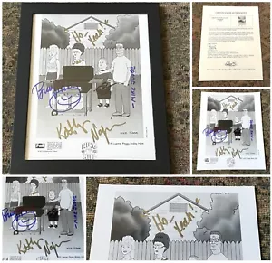 King of the Hill Photo SIGNED: Mike Judge, Brittany Murphy, Kathy Najimy Framed - Picture 1 of 6