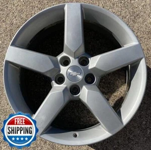 CHEVY CAMARO 2010-2015 Factory OEM Wheel 19" Rim 5441 Silver w/ Cap #B - Picture 1 of 6