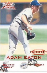 2001 Fleer Focus #234 Adam Eaton Rookie #1187/4999 San Diego Padres - Bild 1 von 2