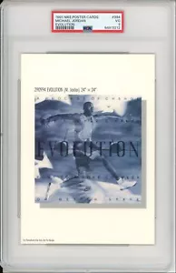 1991-92 Nike Poster Cards Michael Jordan #994 Evolution PSA 3 - Picture 1 of 2