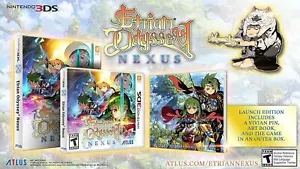 Etrian Odyssey Nexus - Launch Edition - Nintendo 3DS [2DS RPG Art Book] NEW - Picture 1 of 9