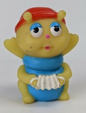 1986 Hasbro Glo Friends Glo Cricket Glow Worm Finger Puppet Pvc Figure