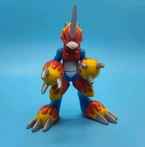 Flamedramon Action Figure Digimon Digital Monsters Bandai Of America 3" - Picture 1 of 8