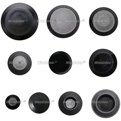 Qty.50 Black Plastic Hole Plugs Assortment Kit Flush Mount Auto Body Sheet Metal Foto 1 de 4