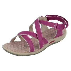 Sandalias de verano con cierre de gancho y bucle de cuero para niñas de Merrell al por menor £25.00 - Imagen 1 de 10