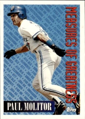 1994 Topps #609 Paul Molitor Toronto Blue Jays - Image 1 of 2