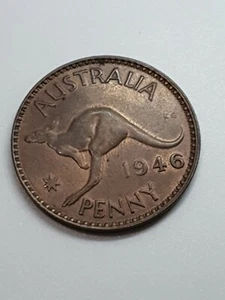 Australian 1946 PENNY ef - Picture 1 of 2
