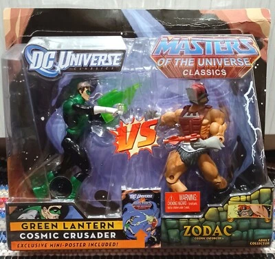 NEW Green Lantern VS Zodac MOTUC CLASSICS Masters of the Universe DC Figures TRU - Image 1 of 4
