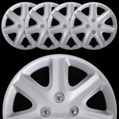 4 Tapacubos completos de 15" nuevos para Honda Civic 2001-2005 para llantas de acero Foto 1 de 4