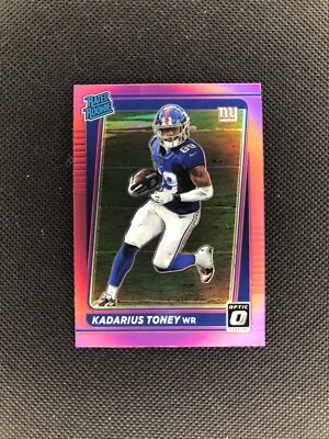 2021 Donruss Kadarius Toney Rated Rookie Optic Preview Pink Prizm #P-264! RC - Image 1 of 2