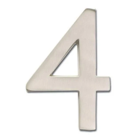 Architectural Mailboxes 3585SN-4 Solid Cast Brass 5 in. Satin Nickel Floating Cover