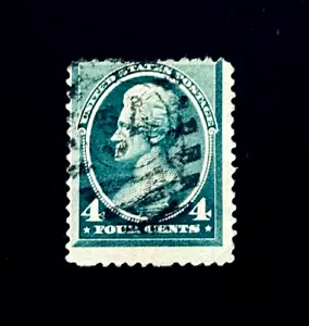 US Stamp - 1881 Andrew Jackson 4c American Bank Note Sn 211 Used r59 - Picture 1 of 2
