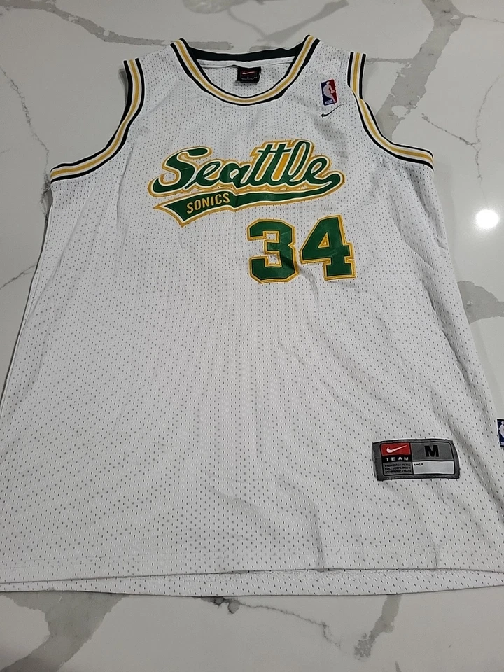 Vintage Nike Seattle Supersonics #34 Ray Allen Jersey Unisex Size Adult Medium  - Image 1 of 4
