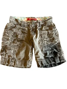 Girls Unionbay Gray Cargo Shorts Size 7 Regular  - Picture 1 of 4