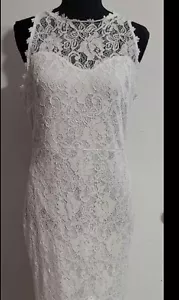 Wedding Dress Long Lace Bridal Gowns, Train Tail Large Size - Picture 1 of 5