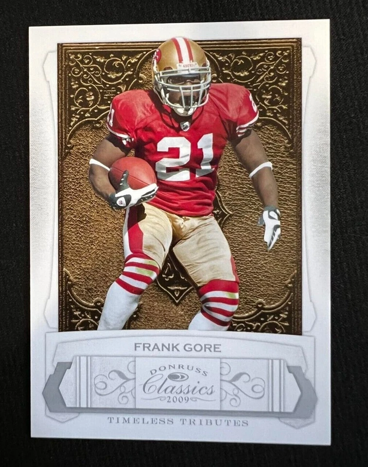 FRANK GORE 2009 Donruss Classics Timeless Tributes Silver #83 HOFer #051/100 - Image 1 of 1