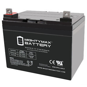 Mighty Max 12V 35AH Battery for John Deere Lawn  Garden Tractor Riding Mower