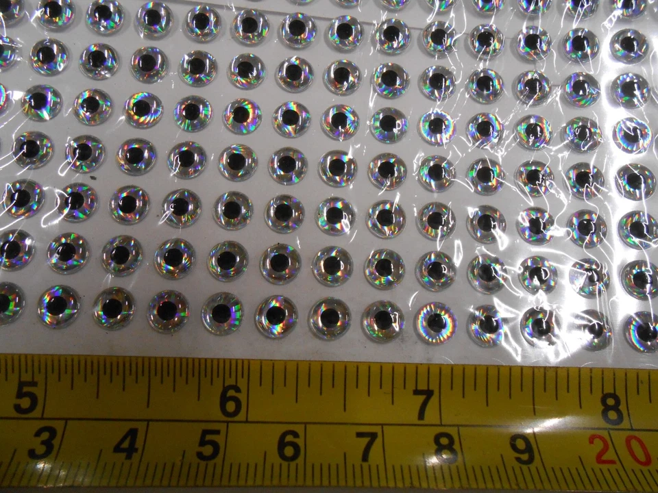 ROCK ISLAND SPORTS 3-D Lure Eyes 3, 4, or 5mm Choice of sizes