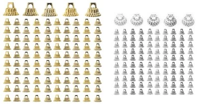 10 GANCIO 13mm ARGENTO ORO PER PALLINE ALBERO DI NATALE ciondolo appendere palle - Immagine 1 di 4