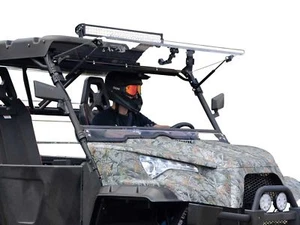 SuperATV Odes Dominator X2 / X4 Scratch Resistant Flip Windshield (2015-2017) - Picture 1 of 11