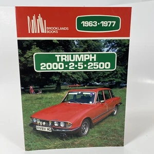 TRIUMPH 2000 - 2.5 - 2500 from 1963-1977 by Brookland Books - Very Nice - Picture 1 of 8